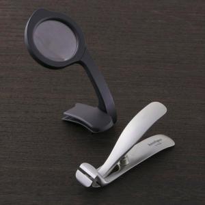 LEDルーペ付ユニバーサルツメキリ