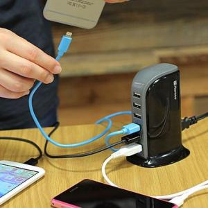 HEXA 6ポート デスクトップUSB-ACチャージャー