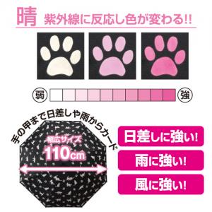 ネコのUVお散歩日傘