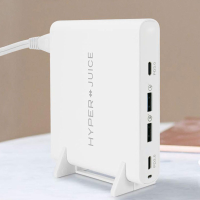 HyperJuice 87W Dual USB-C/USB-A Power Adapter