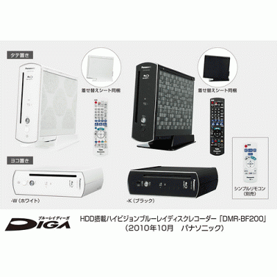 パナソニックが超小型HDD/BDレコーダー『DMR-BF200』を発売 パナソニックが超小型HDD/BDレコーダー『DMR-BF200』を発売