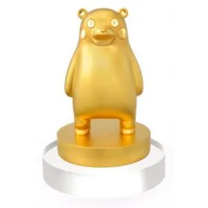 純金製 くまモン